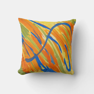 Werpkussen-Bold Abstracte Kleuren Kussen