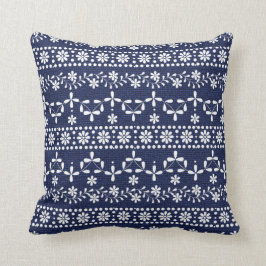 Werpkussen in Virginia Sampler inkt Kussen