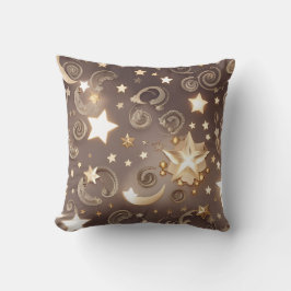 Werpkussen – Luxe Champagne Goud Celestial Maan Kussen