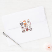 Werpkussen Vierkante Sticker (Envelop)