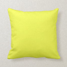 Werpkussen, Werpkussen 40 x 40 cm, Neon Geel Kussen
