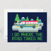 Wervelaar RV Camper Road Trip Vacking Briefkaart (Voorkant / Achterkant)
