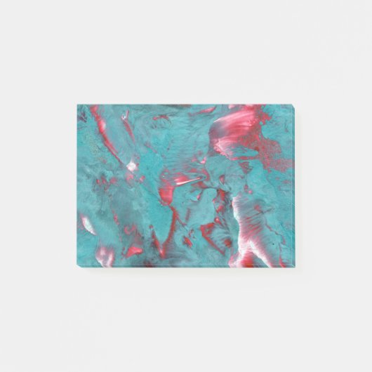 wervelde marmeren steen post-it® notes (Voorkant)