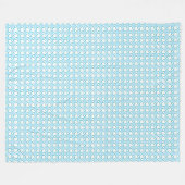 wervelend bloemblaadjespatroon fleece deken (Voorkant (Horizontaal))