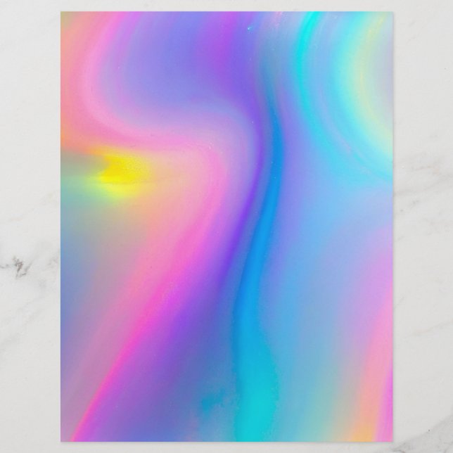 wervelend spectrumplakpapier (Voorkant)