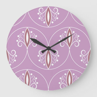 wervelende elegantie: geometrisch grote klok