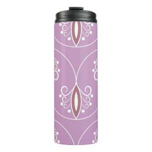 wervelende elegantie: geometrisch thermosbeker