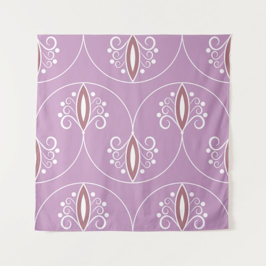 wervelende elegantie: geometrisch wandkleed (Voorkant)