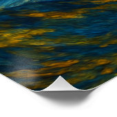 wervelende pieken perfect poster (Hoek)