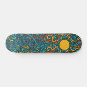 wervelende zon skateboard (Horizontaal)