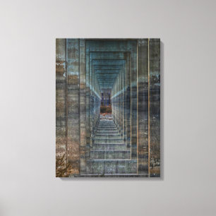 Werveling canvas afdruk