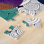 Wervelingen en cirkels puzzel (Zijkant)