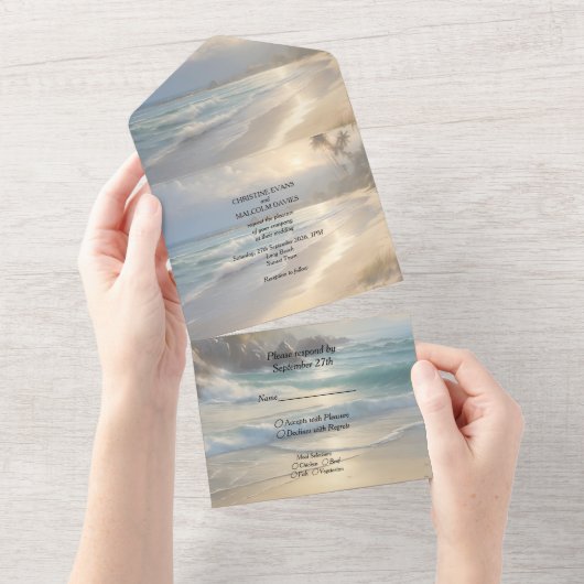 wervelingen en vlinders all in one uitnodiging (Afscheurbaar)