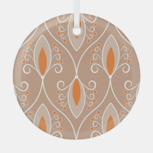 wervelingen, geometrisch,  naadloos patroon glas ornament