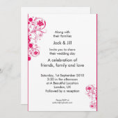 Wervelingen (roze) 5x7 kaart (Voorkant / Achterkant)