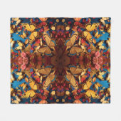 Wervelingen van heldere kleurrijke gouden lichten fleece deken (Voorkant (Horizontaal))