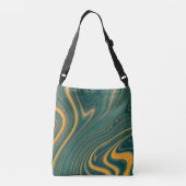 Wervelingen van Sunshine Crossbody Tas (Achterkant)