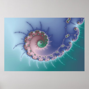 wervelkolom - fractaal Poster