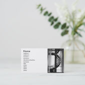 werveltrap visitekaartje (Staand voorkant)