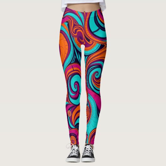wervelvortex leggings (Voorkant)