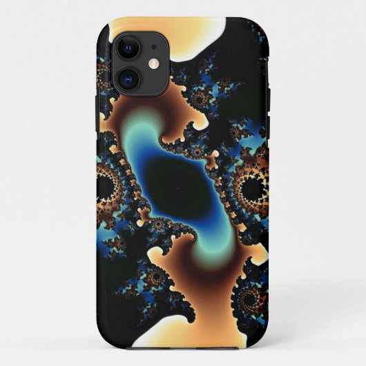 Wervelwind fractal iphone hoesje (Achterkant)