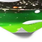 Wervelwind van kleur poster (Hoek)