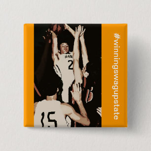 wesg winnen upstate vierkante button 5,1 cm