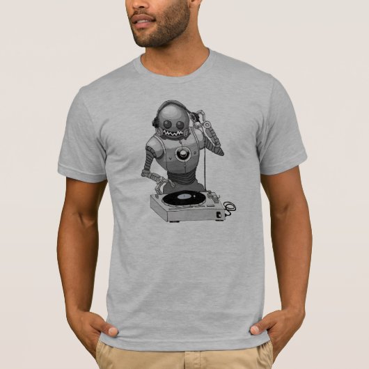 Wesley The Robot DJ Shirt (Voorkant)