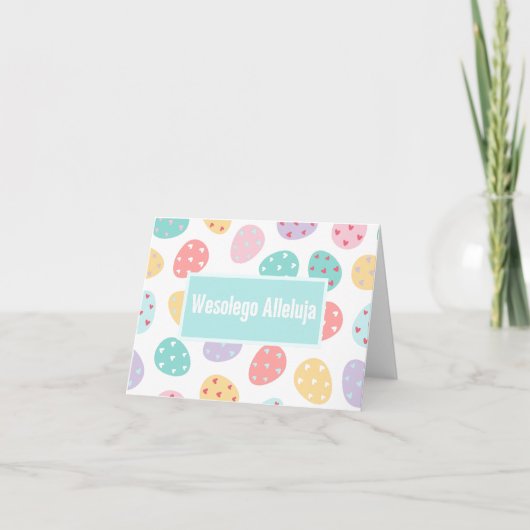 Wesołego Alleluja, Poolse Pasen Kaart (Voorkant)