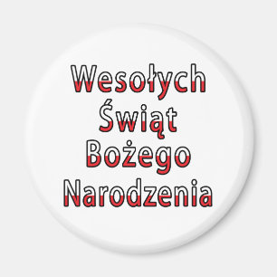 Wesolych Swiat Bozego Narodzenia Magneet