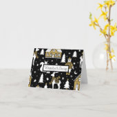 Wesołych Świąt, carte de Noël polonaise (Fleur jaune)