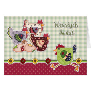 Wesołych Świąt. Carte de Pâques en polonais