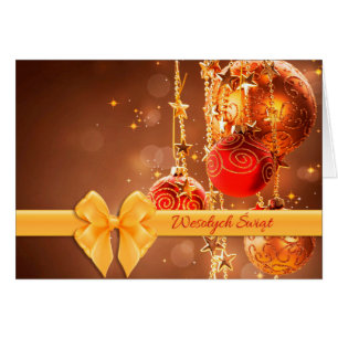 Wesolych Swiat - Merry-kerstkaart