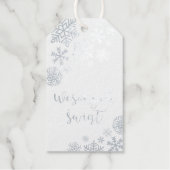 Wesołych świąt, Pools kerst-elegant Cadeaulabels (Voorkant)