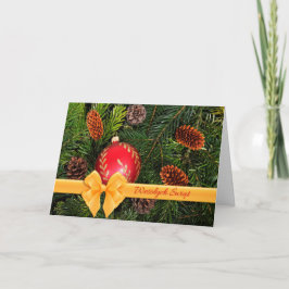 Wesolych Swiat - Vrolijke Kerstkaart Feestdagen Kaart