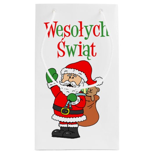 Wesolych-wiat en kerstmansmannetjes Gi Klein Cadeauzakje (Achterkant)