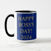 "WESOME BOSS" Boss's Day Café/Thé Mug (Gauche)