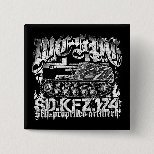 Wespe Pinback Button (Voorkant)