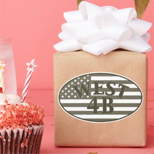 West 4B Sticker (Feest)