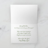 "West African Dwarf Crocodile" Birthday Kaart (Binnen)