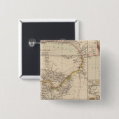 West-Afrika 2 Vierkante Button 5,1 Cm (Voorkant /achterkant)