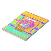 West-Afrikaanse geïnspireerde paasmand en eieren k Notitieblok (Gedraaid)