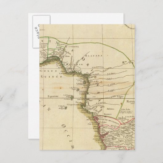 West-Afrikaanse kaart (Voorkant / Achterkant)