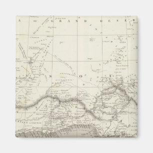 West-Afrikaanse kaart Magneet
