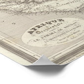 West-Afrikaanse kaart Poster (Hoek)