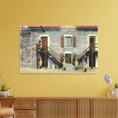 West Barracks, Ethan Allen Stairway Scene Canvas Afdruk (Insitu (Woonkamer))