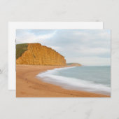 West Bay, carte Dorset (Devant / Derrière)