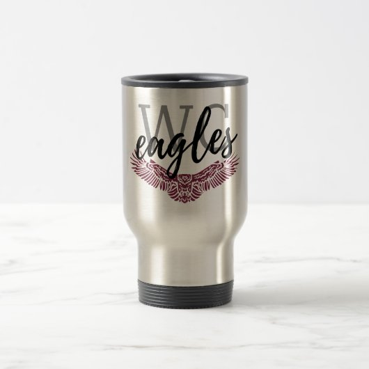 West Carroll Eagles Travel Mug (Centre)