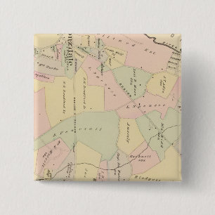 West Chester, New York Vierkante Button 5,1 Cm