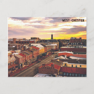 West Chester sunrise briefkaart